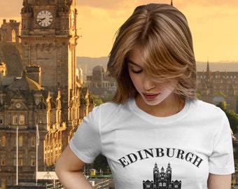 Edinburgh Tshirt, Edinburgh Shirt, Schottland Shirt, Edinburgh University Shirt, Schottland Geschenk, bequemes Shirt