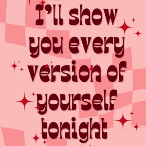 Swiftie inspired art print