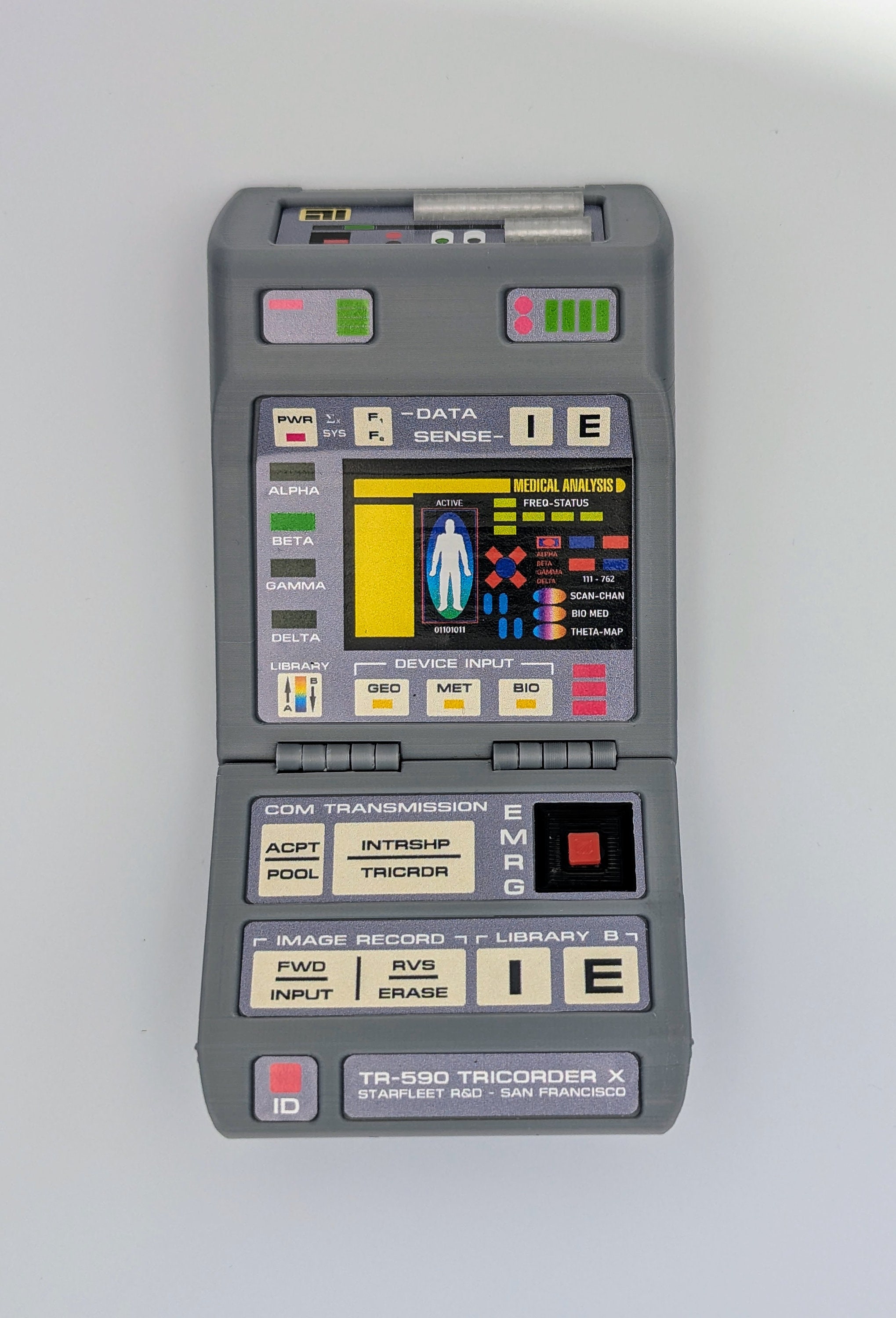 Star Trek Medical Tricorder TR-590 - DS9 & VOY (3D Printed) - Etsy