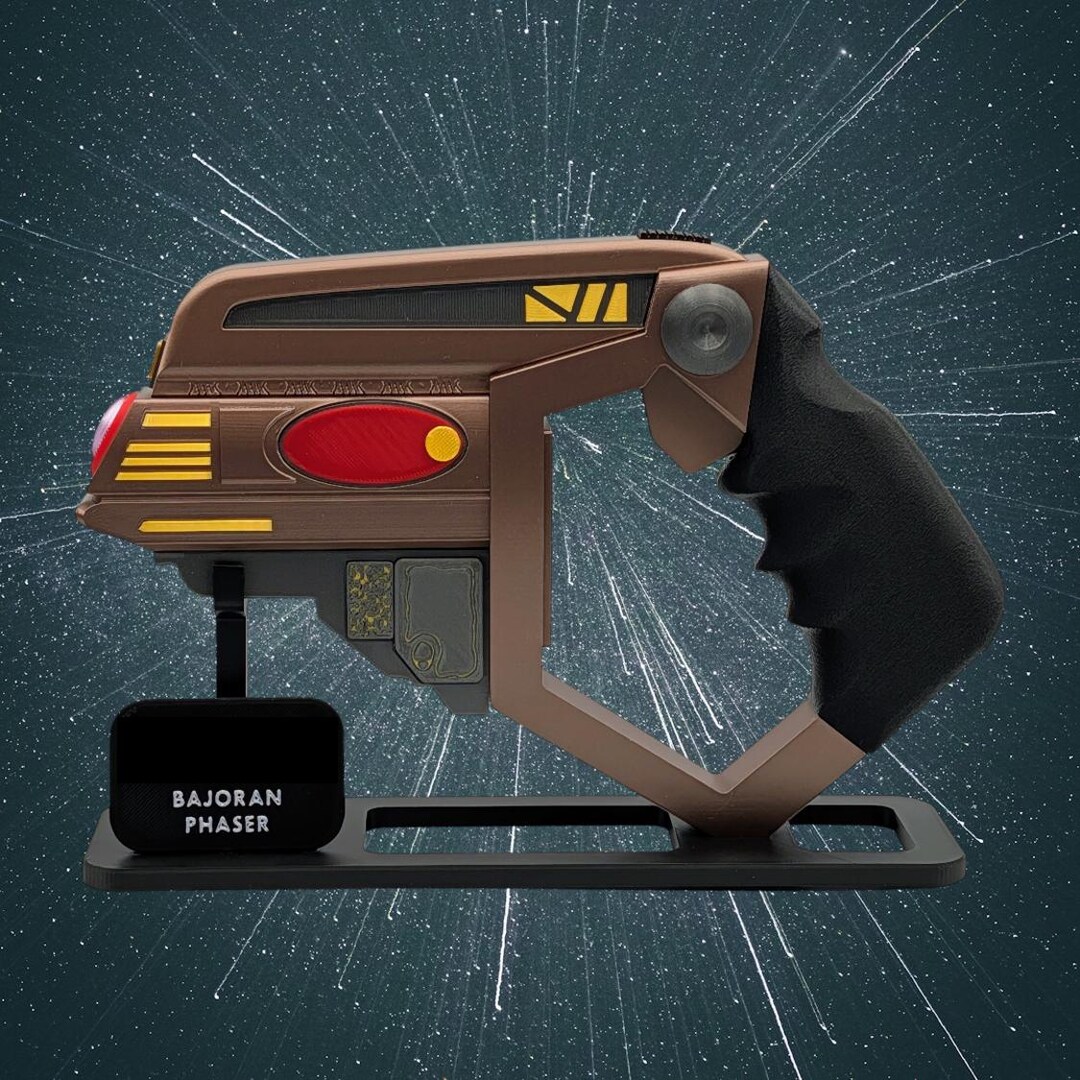 Sci-fi Bajoran Phaser (3D Printed) - Etsy