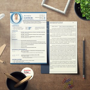 CV, plantilla de cv profesional, Curriculum Vitae, carta de motivación, carta de presentación