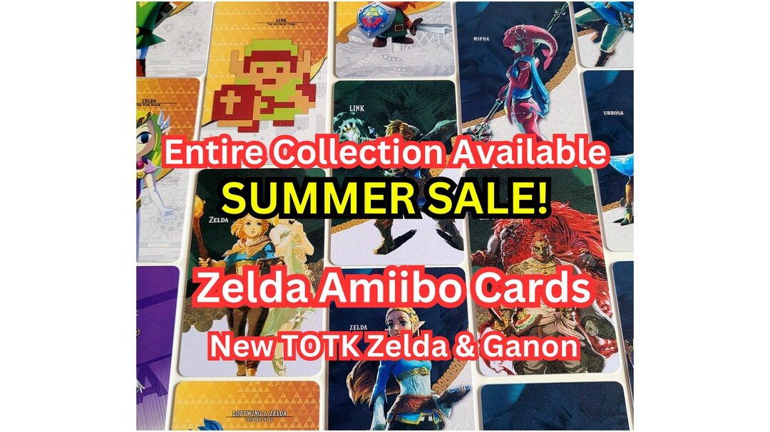 Zelda Totk Botw Amiibo Cards NFC Entire Collection FAST Priority ...