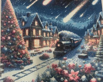 Polar Express framed Diamond Painting