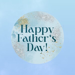 Adesivo/etichetta per la festa del papà PNG 300ppi