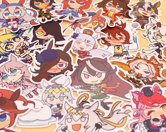 Uma Musume Inspired Chibi Stickers