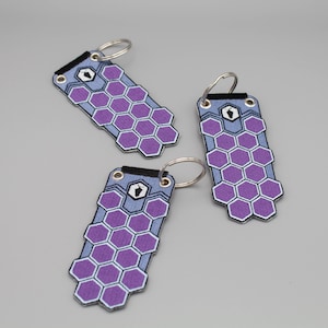 FFXIV Inspired Squape Embroidered Keychain