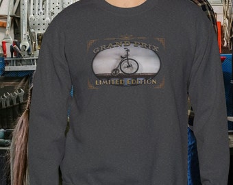 Sudadera ecléctica abuelo chic regalo personalizado para él suéter de cuello redondo manga larga