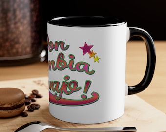 Cumbia Latin Fiesta Musica Party Music Accent Coffee Mug, 11oz