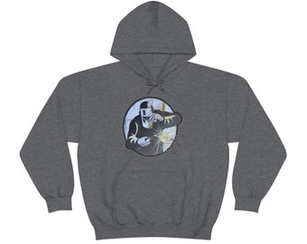 Motivo grungy de soldador Unisex Heavy Blend Sudadera con capucha