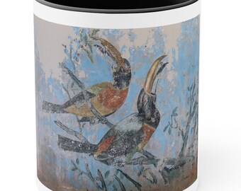 Grungy Tucans  Accent Coffee Mug, 11oz