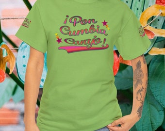 Latin t-shirt cumbia music tee fiesta celebrate party funny tee fresh traditional colors shirt