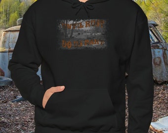 VW Bus 'Til Rust Do Us Part Hoodie - Unisex Cotton-Blend Sweatshirt