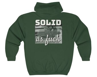 Unisex Heavy Blend Full Zip Hooded Sweatshirt Meme text in 9 different colors