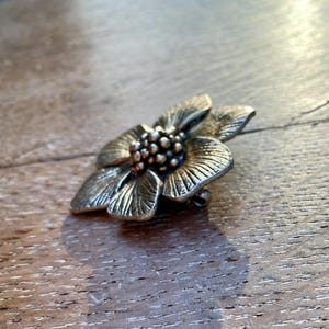 Vintage Miracle Flower Brooch marked BRITAIN