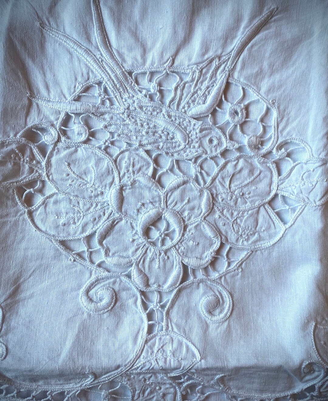 Exquisite Vintage White Nightdress Case pillow Sham With Etsy UK