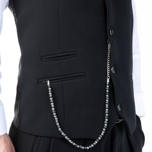 Chain for vest and trousers, accessories for vest and trousers, jewelry for vest