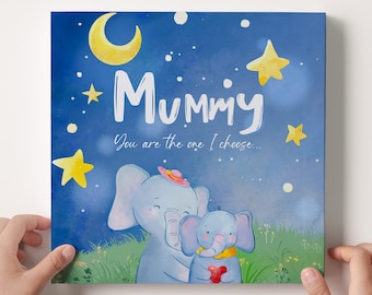 Libro personalizzato per la festa della mamma, primo libro per la festa della mamma, libro per la nuova mamma, regalo per la festa della mamma, libro di storie per il nuovo bambino, regalo per la prima mamma, regalo per la mamma