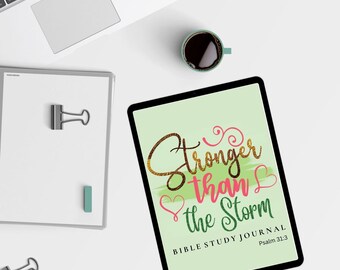 Digital Bible Study Journal | Printable | Digital Bible Template | Sermon Notes | SOAP Journal | GoodNotes | Notability