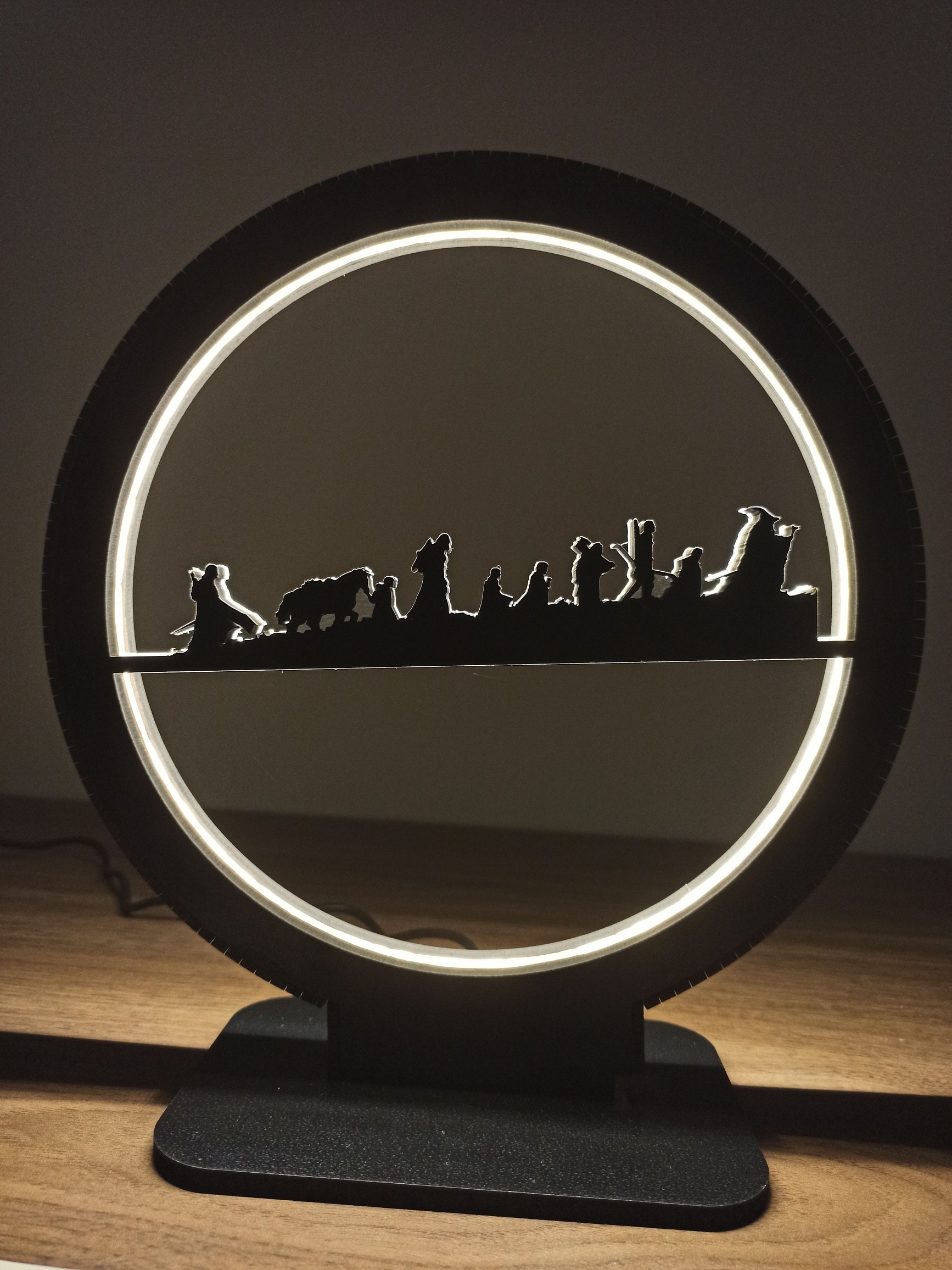 Lord of the Rings Table Top Night Light Etsy