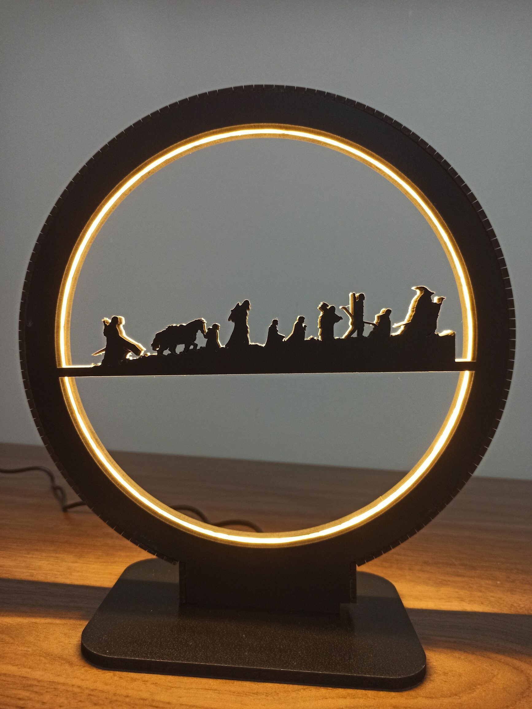Lord of the Rings Table Top Night Light Etsy