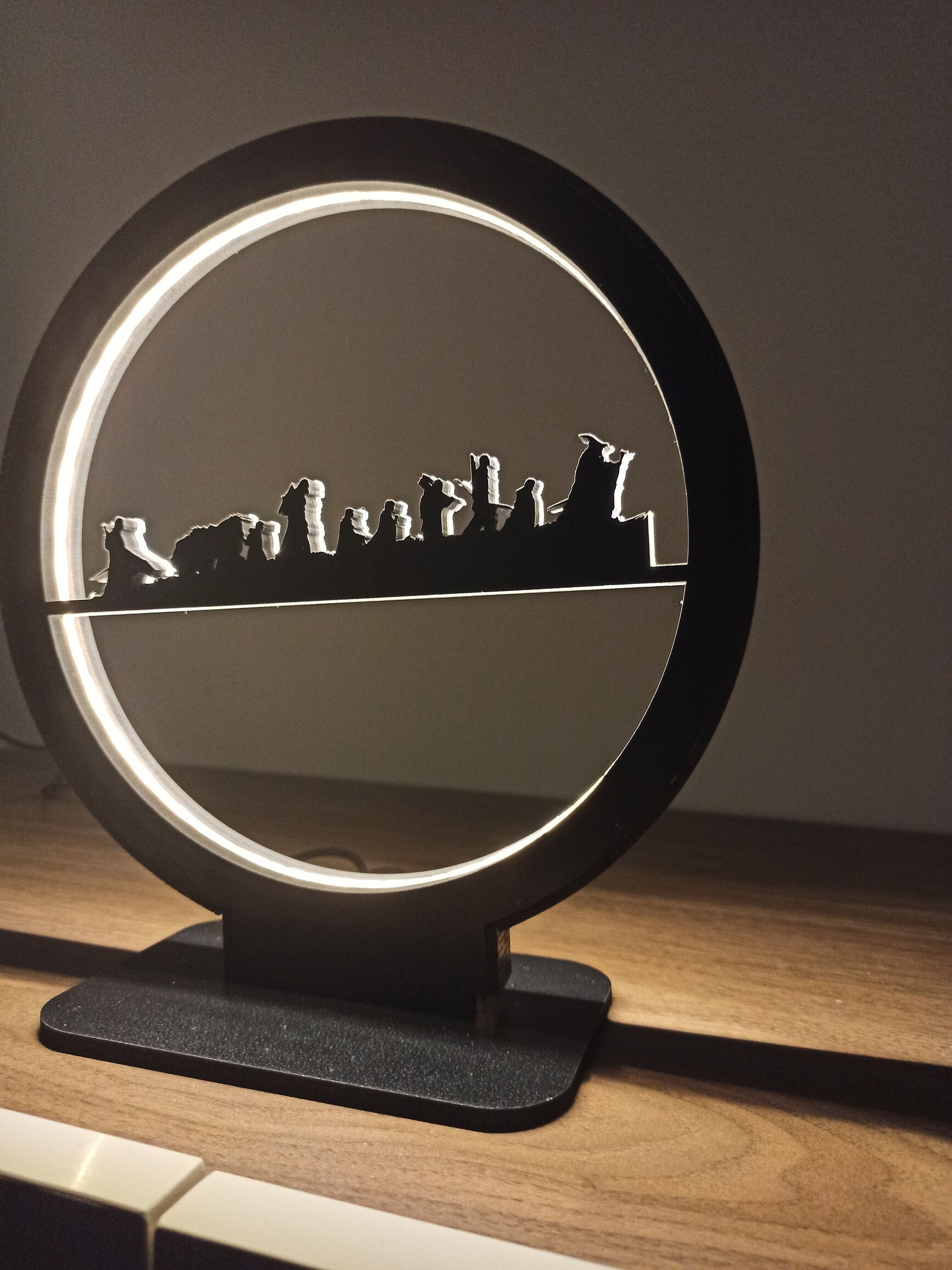 Lord of the Rings Table Top Night Light Etsy