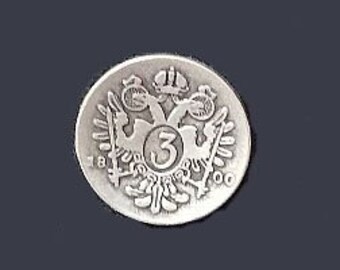 Double headed eagle silver toned coin buttons with shank, set of 8, 7/8" diameter