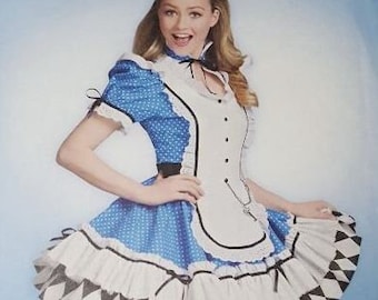 Simplicity pattern 8234 Lolita dress cosplay Alice in Wonderland misses size 6 - 14 out-of-print uncut factory folded