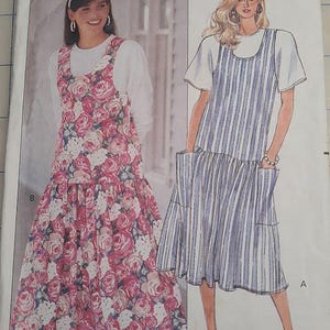Vintage Butterick pattern 3370 misses top and jumper size 6-8-10  RARE out-of-print some pieces cut all here