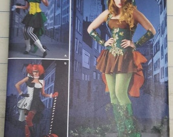 Simplicity pattern 1091 Lori Ann cosplay costumes size 14 - 22 out-of-print uncut factory folded