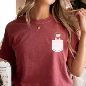 Christmas Penguin Shirt Gift Penguin Lover Christmas Pjs Cute Christmas Shirt Penguin Tshirt Animal Tee Winter Shirt Penguins Sweatshirt