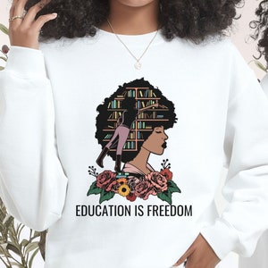 Black Leaders Shirt Melanin Teacher Sweatshirt Black History Month Crewneck Black Educator Tshirt Diversity Shirt Black Owned Juneteenth