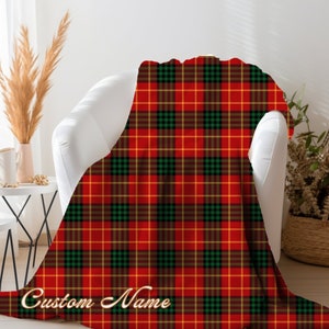 Plaid Throw Blanket Sherpa Fleece Blanket 12 days of Christmas Swedish Christmas Nordic Christmas Plaid Decor Cozy Blanket Holiday Blanket