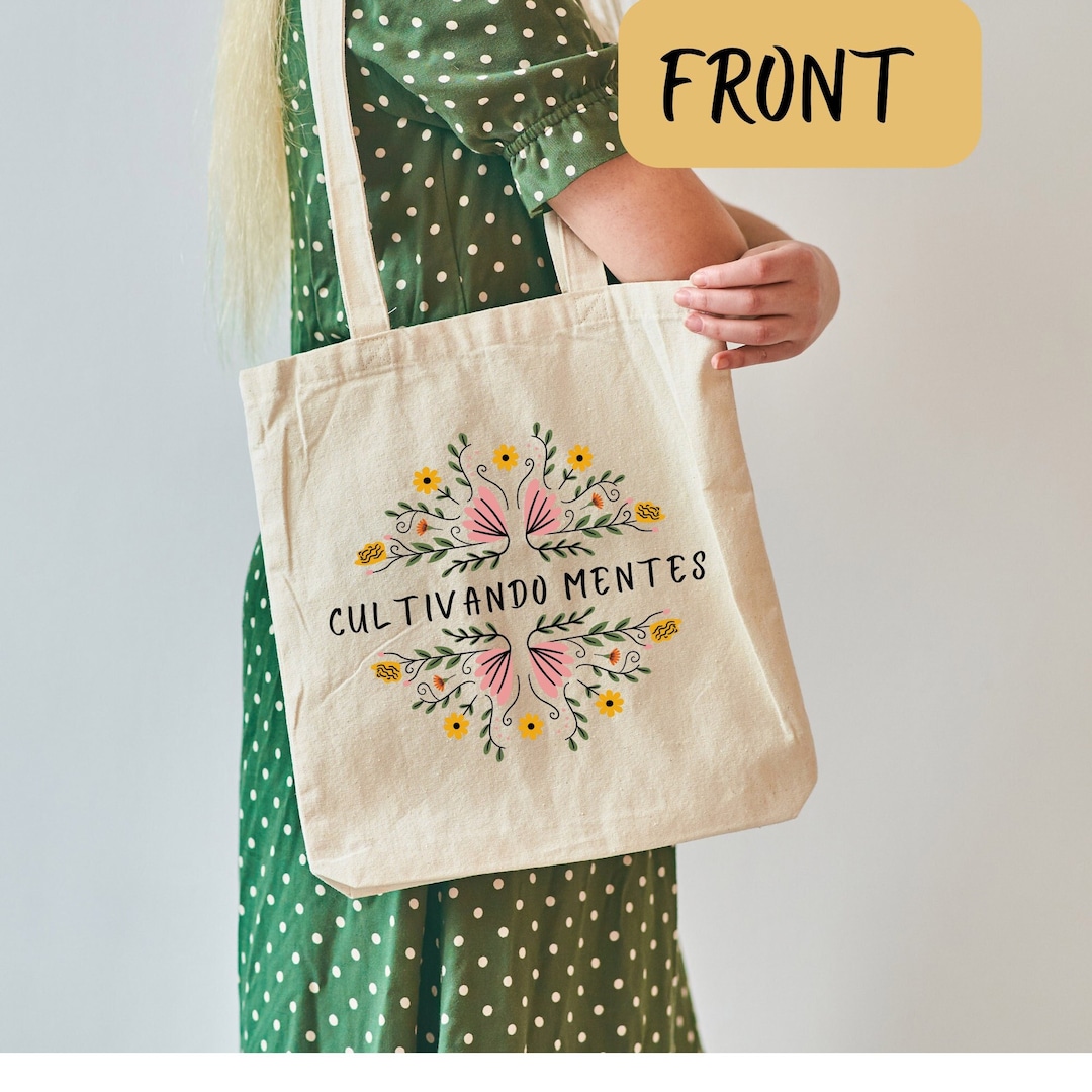Latina Teacher Tote Bag Spanish Teacher Unique Gift Bilingual Prek ...