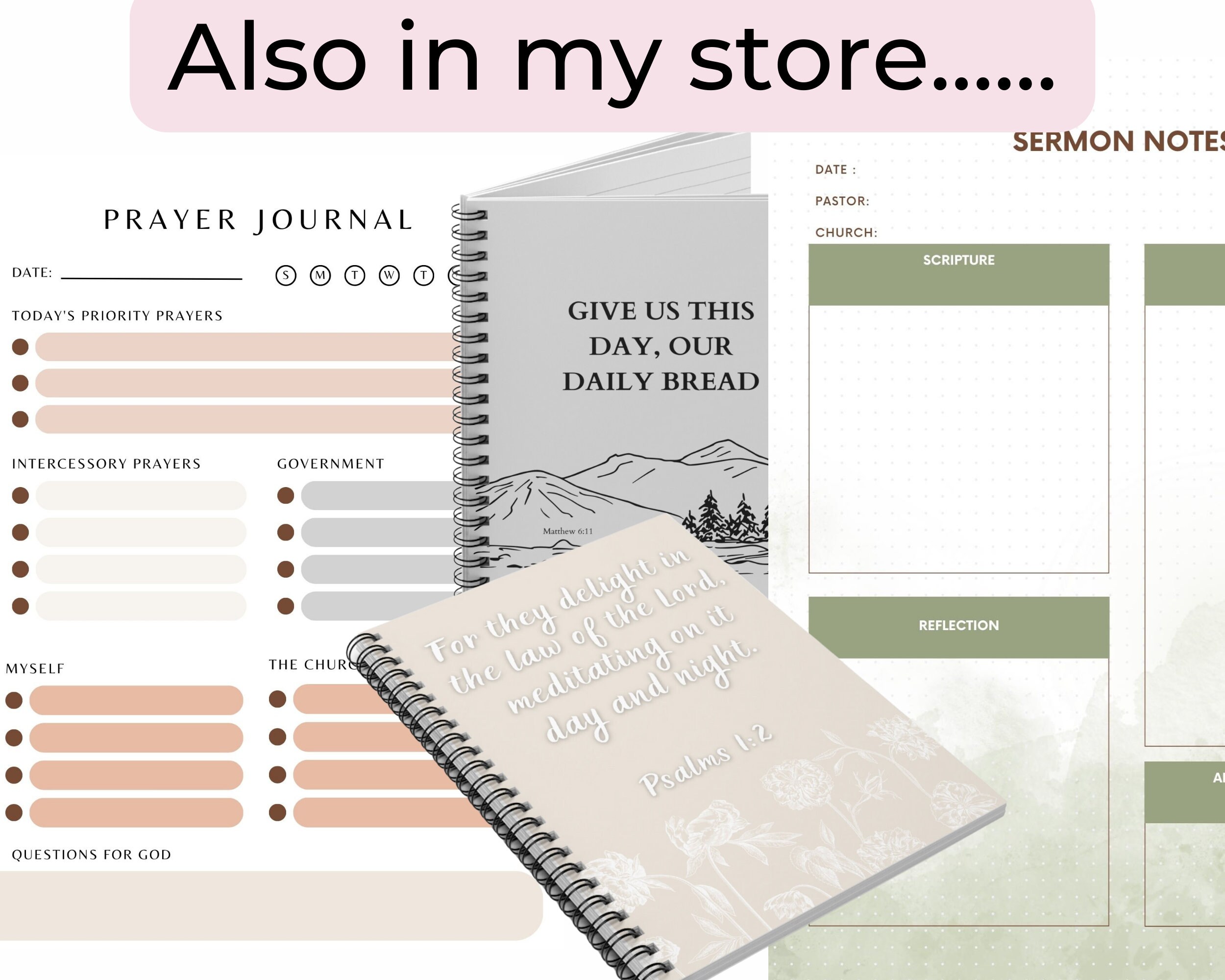Give Us This Day Our Daily Bread {A6 Notebook} Give Us This Day Our Daily Bread {A6 Notebook}