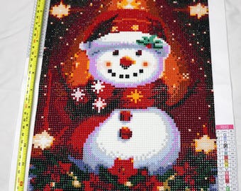 Christmas Snowman Competed Diamond Painting | 30x40cm