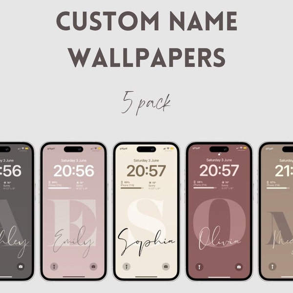 Custom Wallpaper Etsy