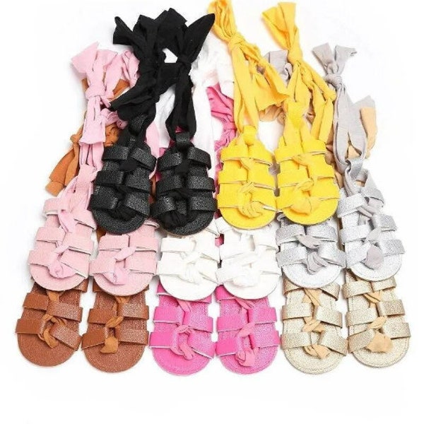 Girls' gladiator sandals, gladiator sandal, girls' sandals, laced-up sandal, toddler summer sandals.