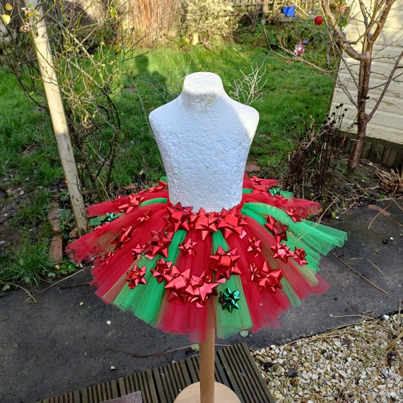 Adult Christmas Gift Bow Tutu Skirt Ugly Christmas Sweater Companion Christmas Tutu Skirt Bows Christmas Skirt Ugly Jumper Outfit Etsy Ireland