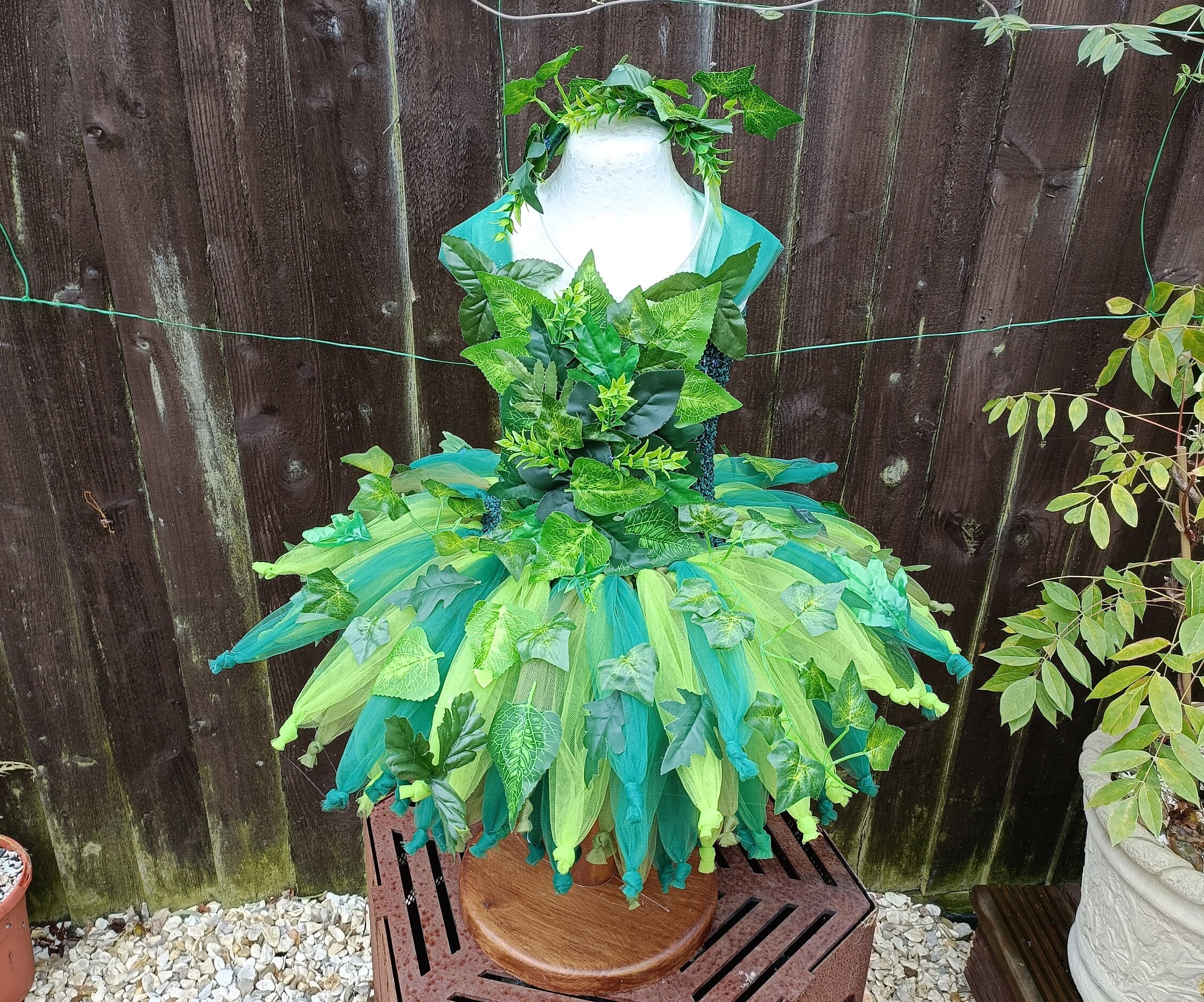 Woodland Leaf Flower Fairy Tutu Dress Etsy UK