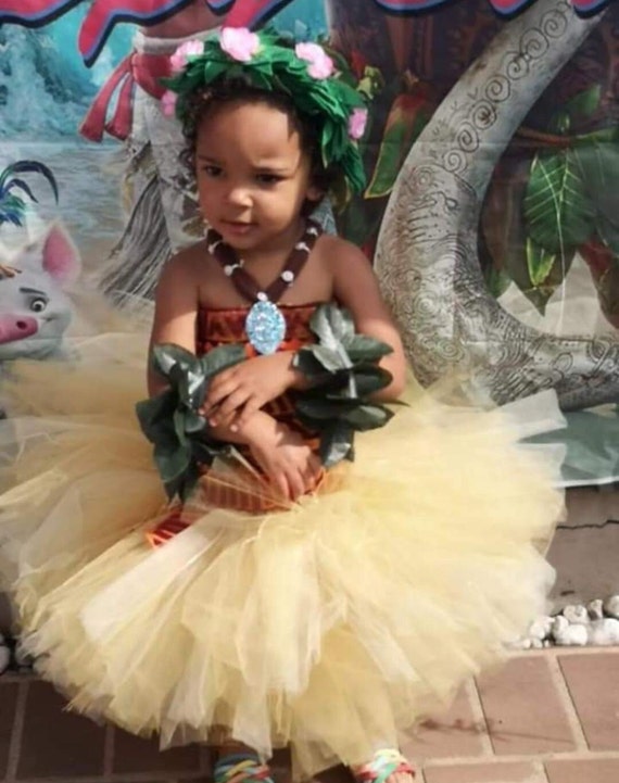 Tropical Island Princess Inspired Knee Length Tutu Dress Moana Inspired Christmas Gift Halloween Costume Dressing Up Birthday Party Etsy Australia