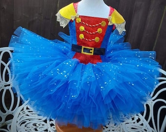 Deluxe Nutcracker / Solider Inspired Knee Length Tutu Dress -  Costume Party Dress Birthday Halloween Christmas Dressing Up