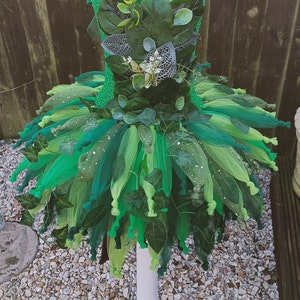 Adult Woodland Leaf Flower Fairy Tutu Dress Halloween Costume, Party Dress, Christmas Present, Cosplay, Fantasy, Birthday Party Outfit image 2