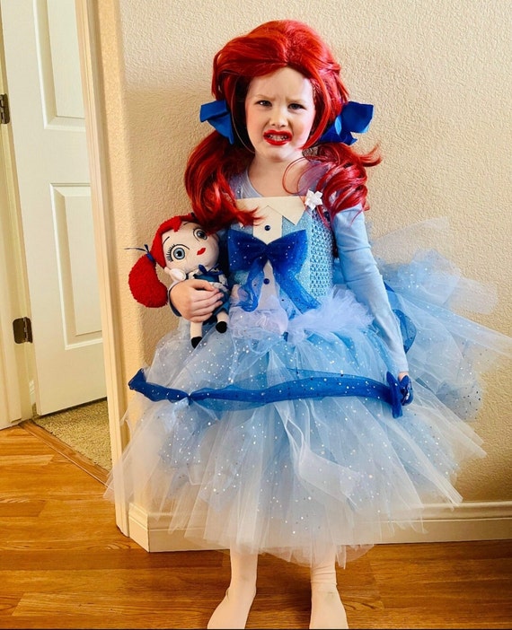 I made a costume dress for my daughter. (Poppy playtime, Poppy character) :  r/somethingimade