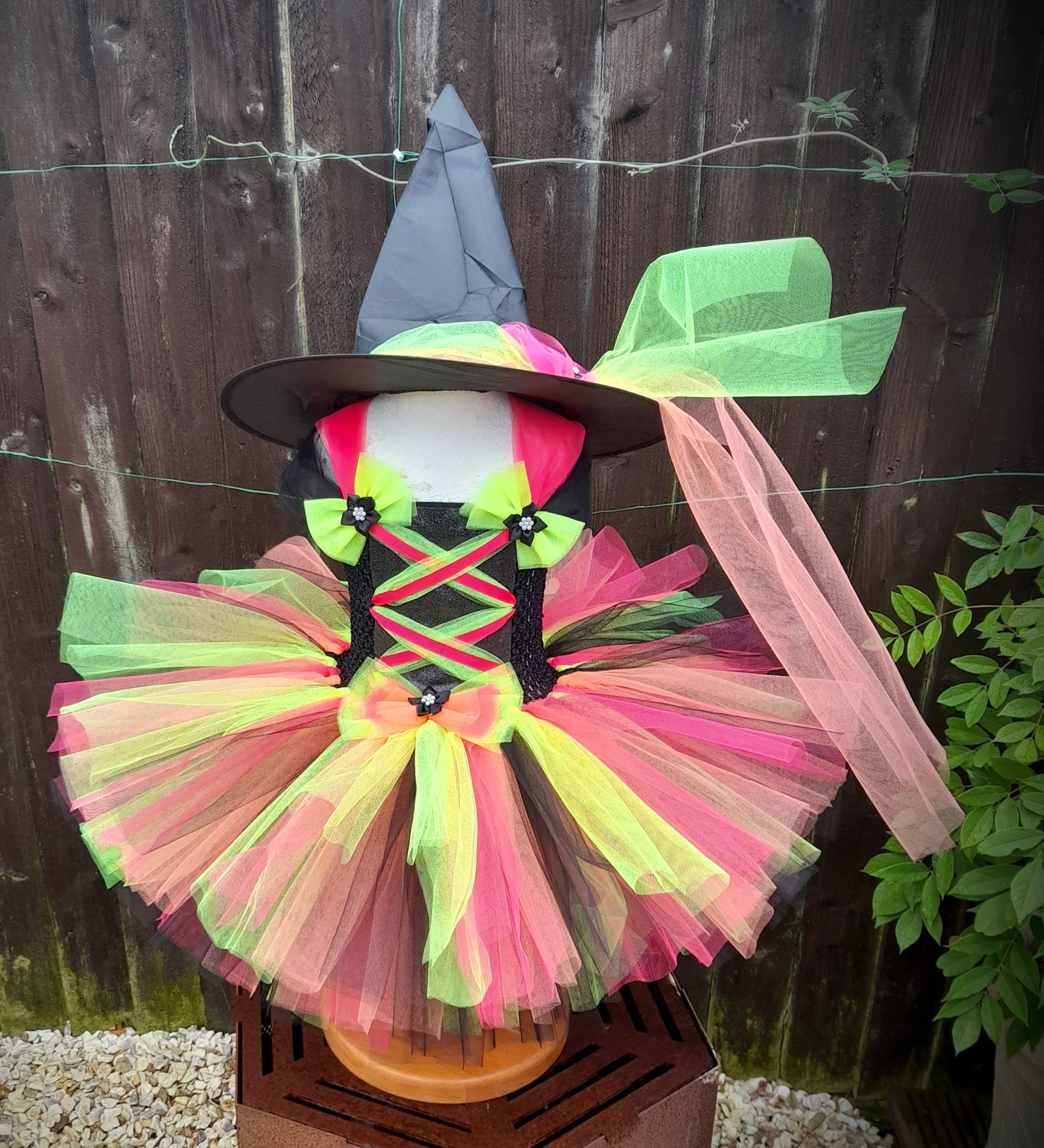 Partymall Costume de sorcière pour fille - Vêtements avec étoiles 
