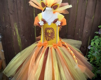 Lion Mane Headpiece (Lion Tutu Dress is available in separate listing) Headband