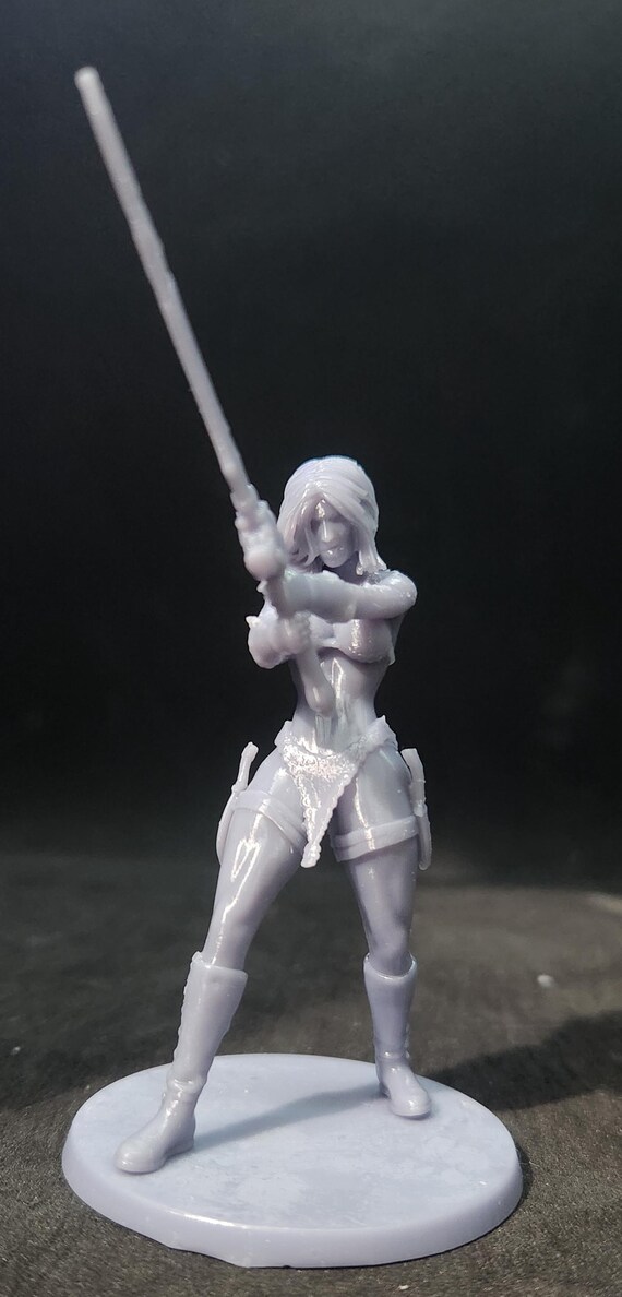 Red Sonja Miniature: 32mm ABS-Like Resin, Unpainted