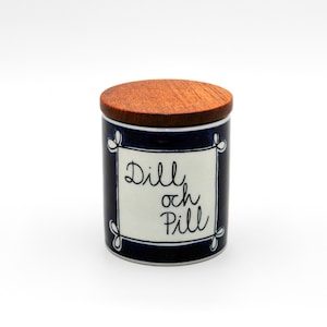 RORSTRAND Marianne Westman MW77 “Dill och Pill” Jar/Canister with Lid