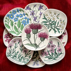 Arabia Finlandia Esteri Tomula “Botanica” Placa de pared — Seinälautaset No. 2 — VENDIDO INDIVIDUALMENTE