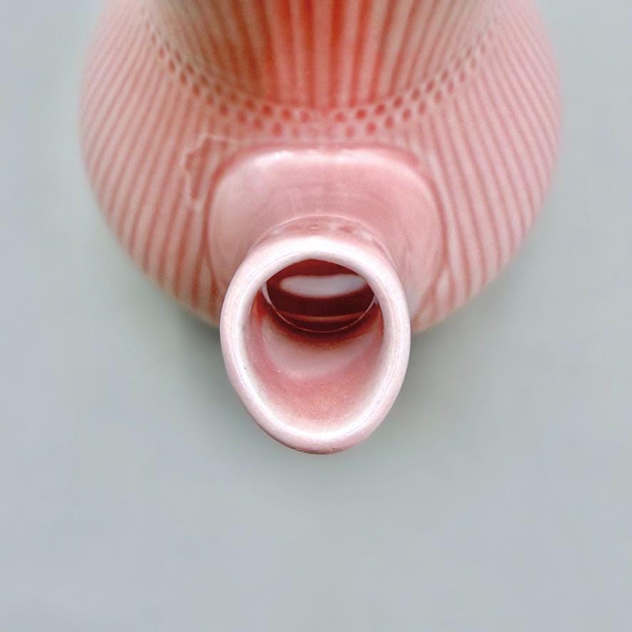 Rörstrand Rosmarin Coffee Pot — Hertha Bengtson — Traditional Pink