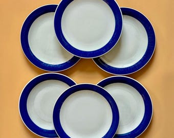 Plato de almuerzo Rörstrand Koka Blå, 24 cm — Modelo KA24 (VDN) — Hertha Bengtson — VENDIDO INDIVIDUALMENTE
